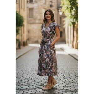 Vintage Loft Dress, Size Small, Floral,Whimsy